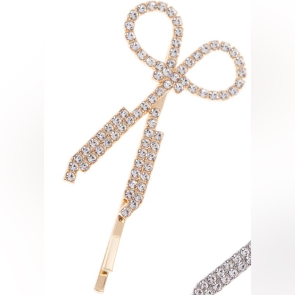 Elegant Gold Scissor ✂️ Hair Clip; NWOT